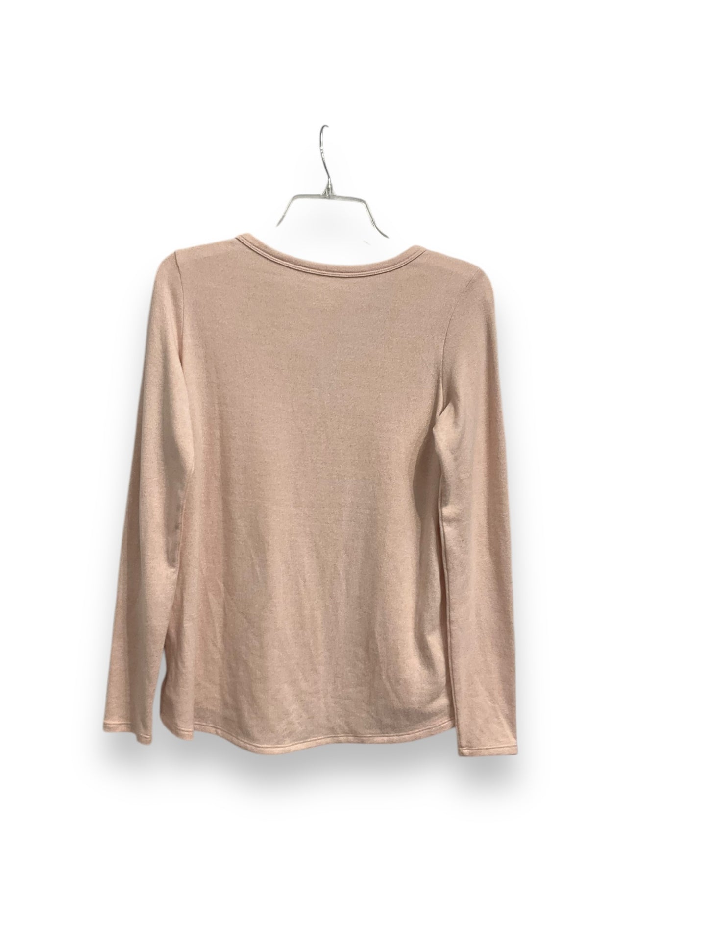 Top Long Sleeve Basic By American Eagle In Pink, Size: Sp