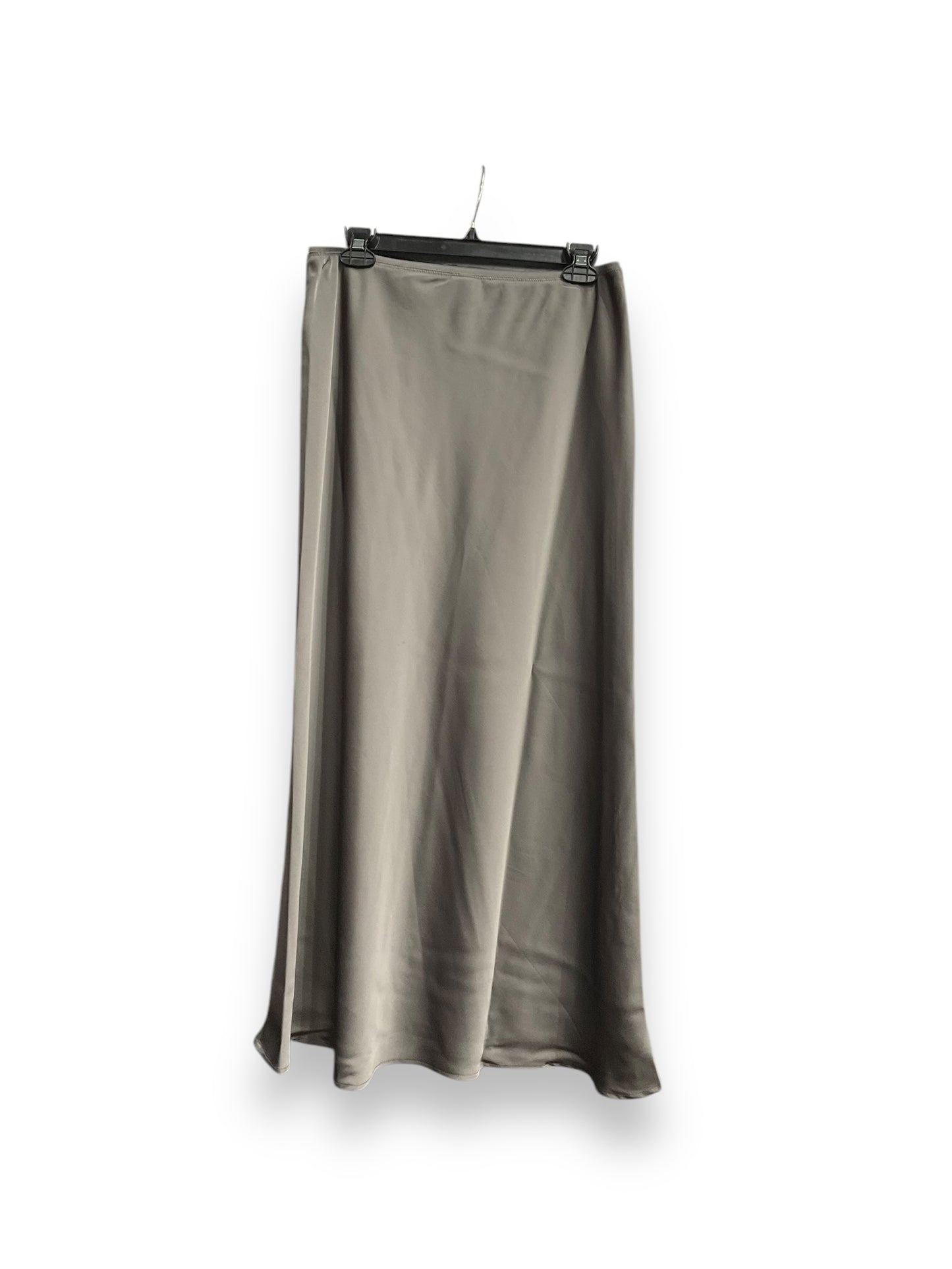 Skirt Maxi By A Pea In The Pod In Silver, Size: M