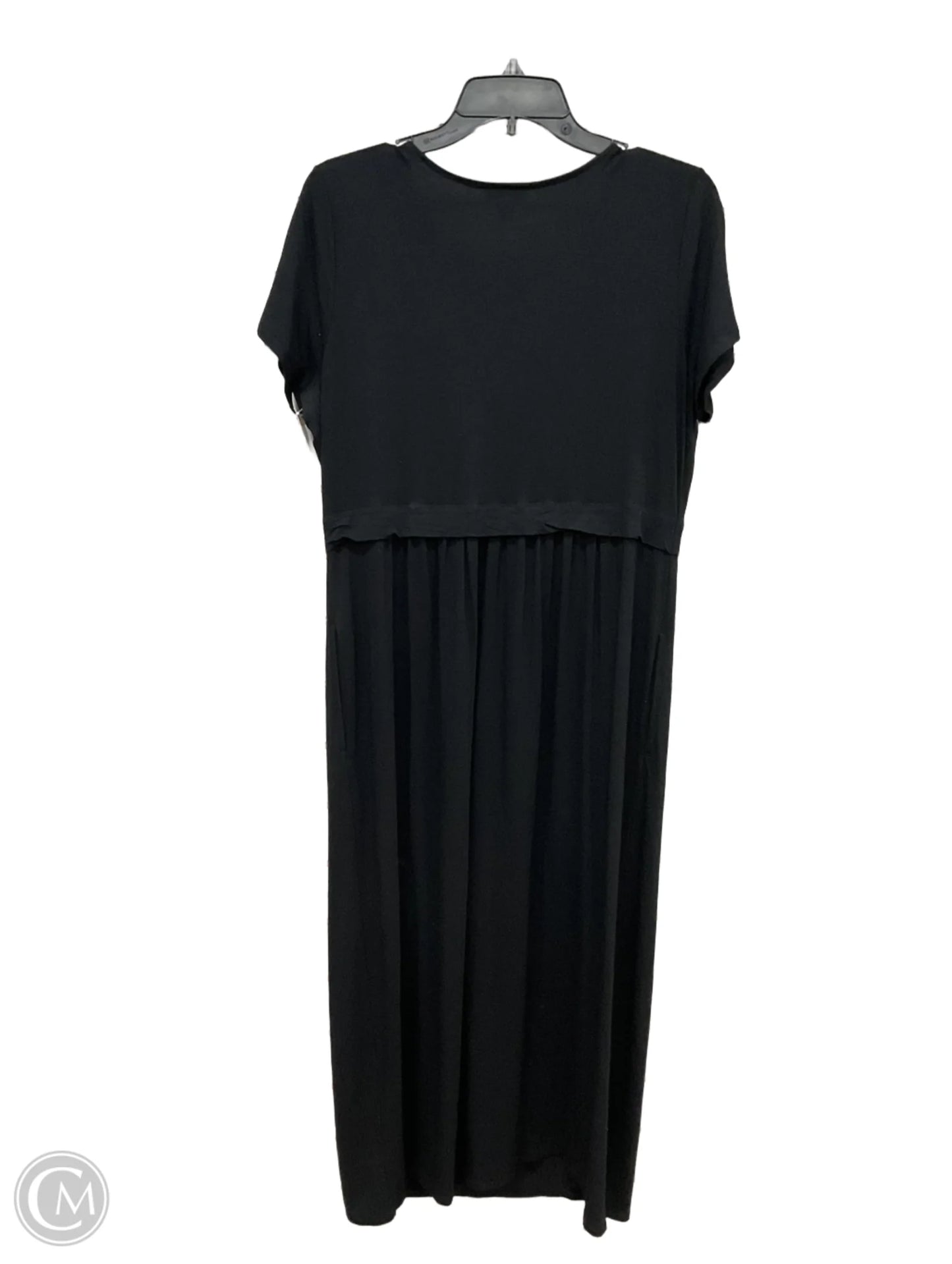 Dress Casual Maxi By J. Jill In Black, Size: Mp