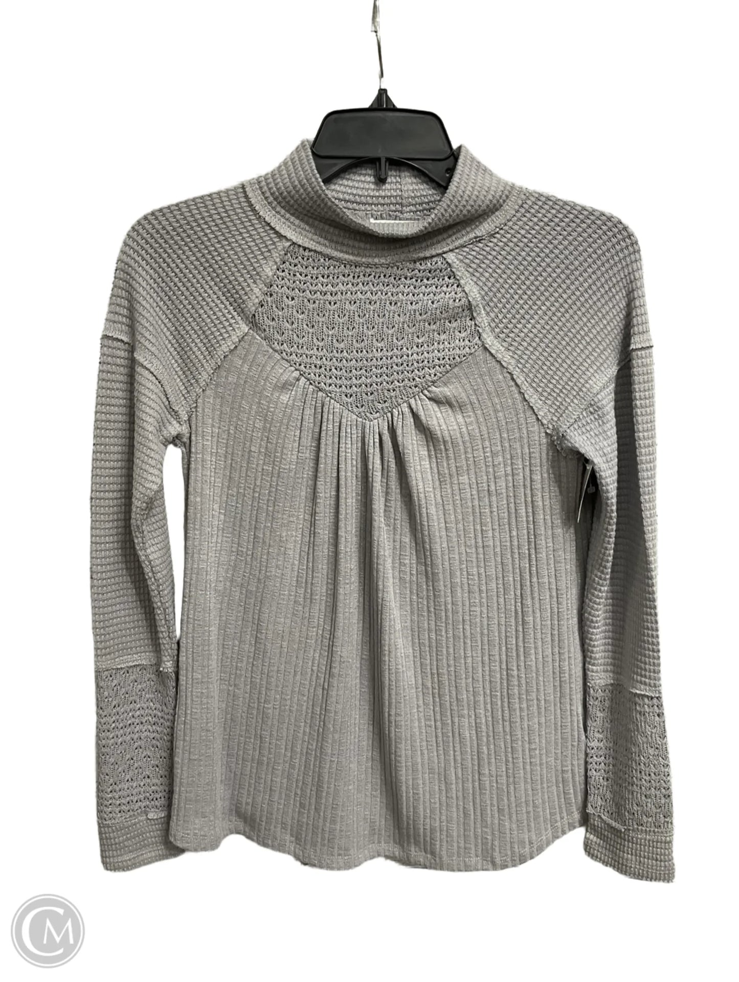 Top Long Sleeve By Maurices In Grey, Size: Xs