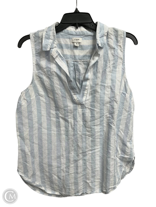 Top Sleeveless By J. Crew In Striped Pattern, Size: M