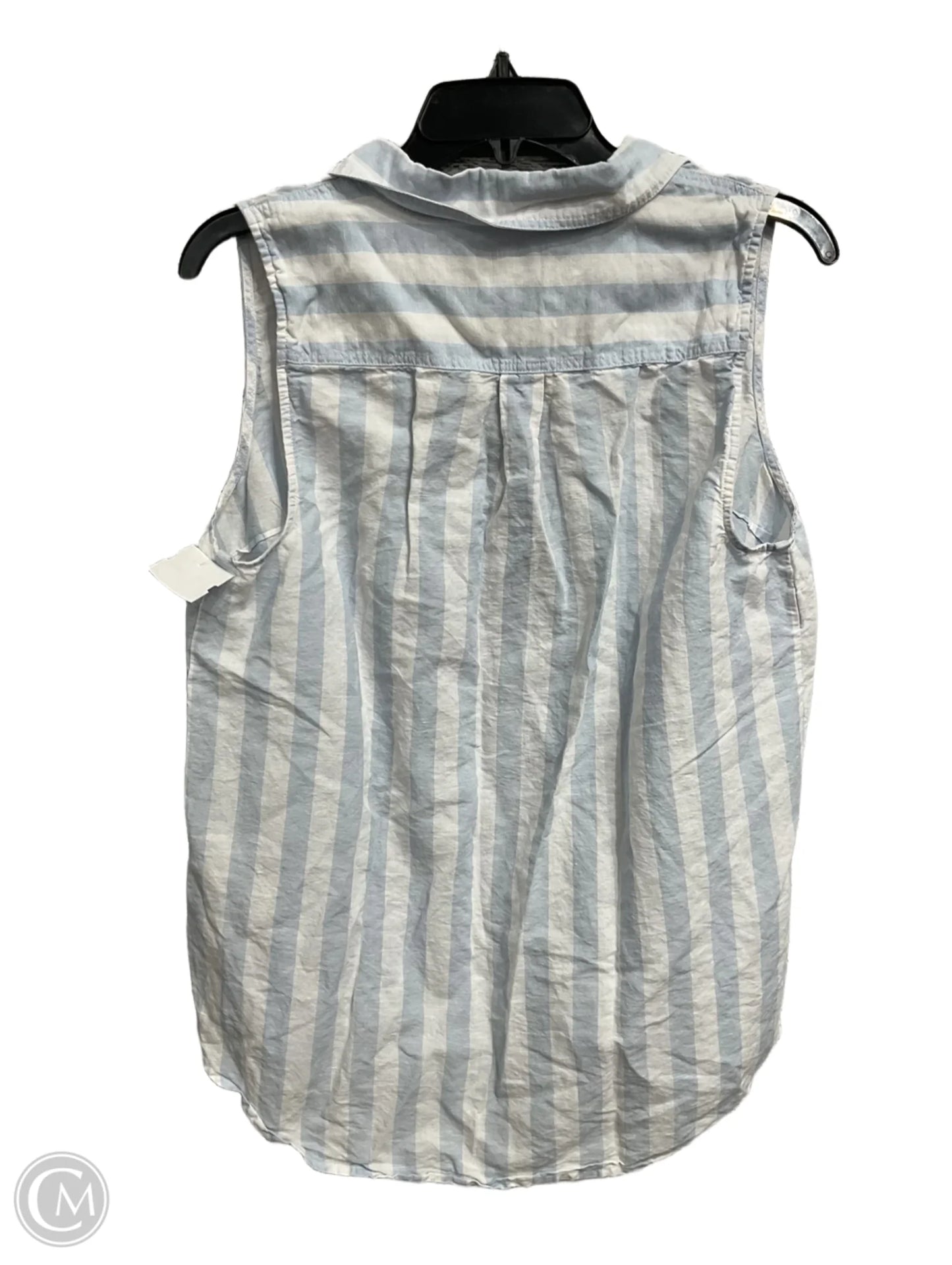 Top Sleeveless By J. Crew In Striped Pattern, Size: M