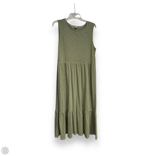 Dress Casual Maxi By Old Navy In Green, Size: L