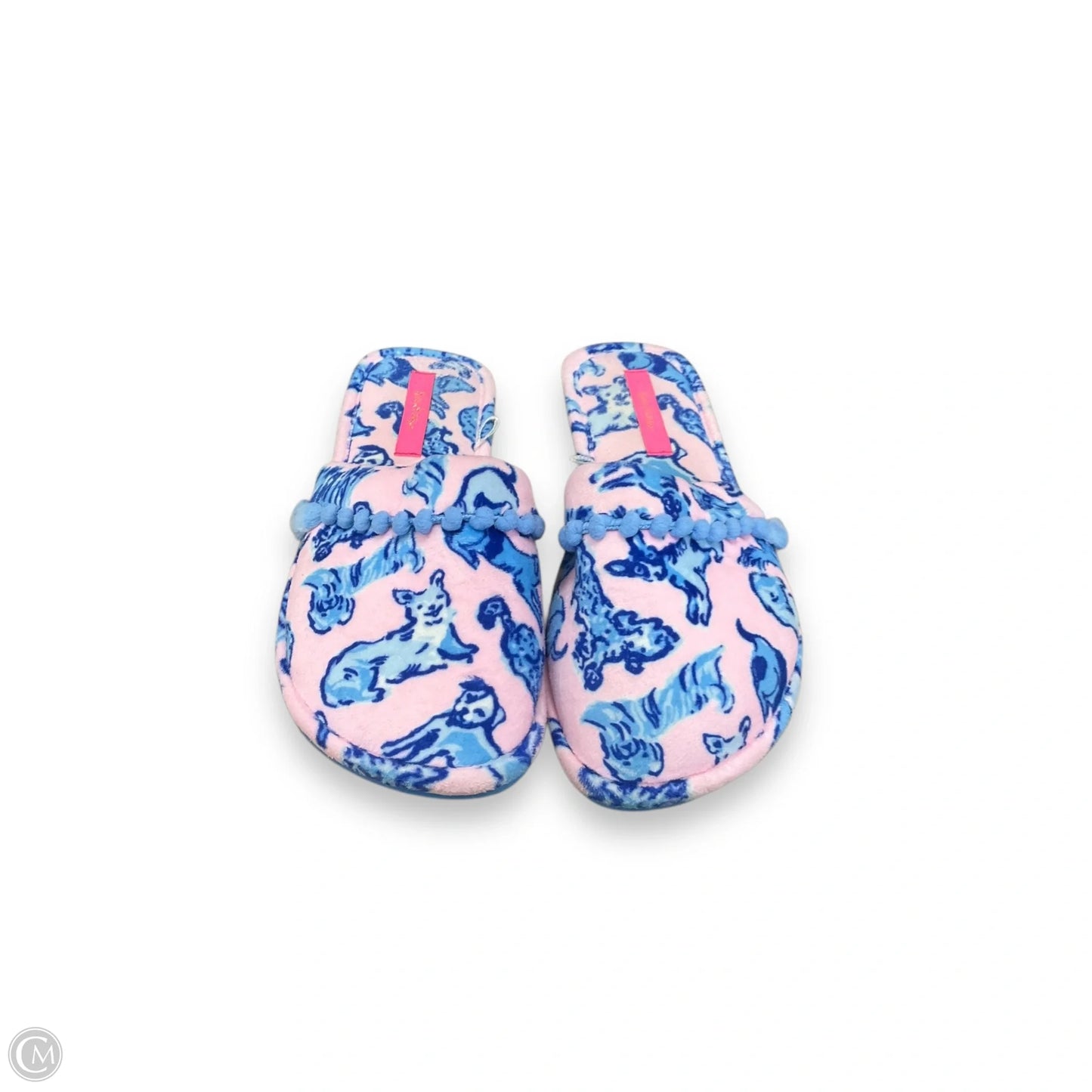 Slippers Designer By Lilly Pulitzer In Blue & Pink