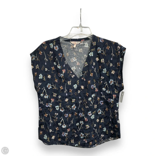 Top Sleeveless By Rebecca Taylor In Floral Print, Size: S