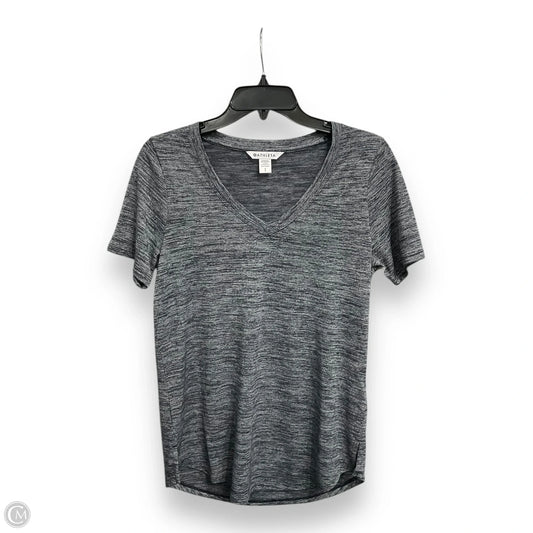 Athletic Top Short Sleeve By Athleta In Grey, Size: S