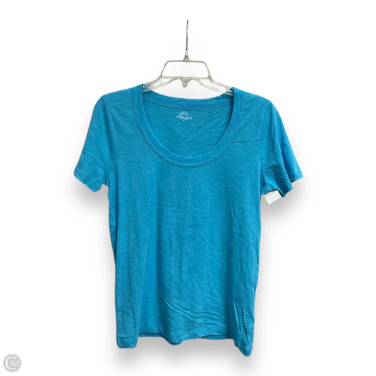Top Short Sleeve Basic By J. Crew In Blue, Size: M
