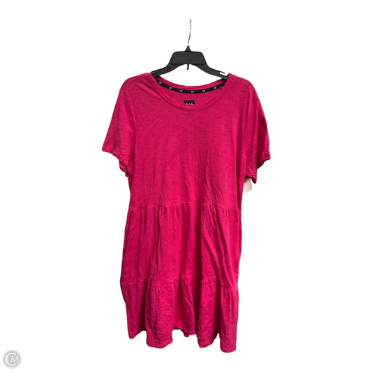 Dress Casual Midi By Gap In Pink, Size: Xl