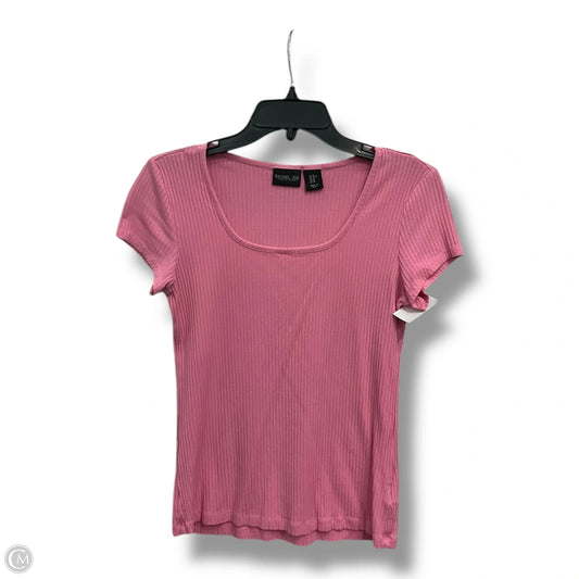 Top Short Sleeve Basic By Rachel Zoe In Pink, Size: M