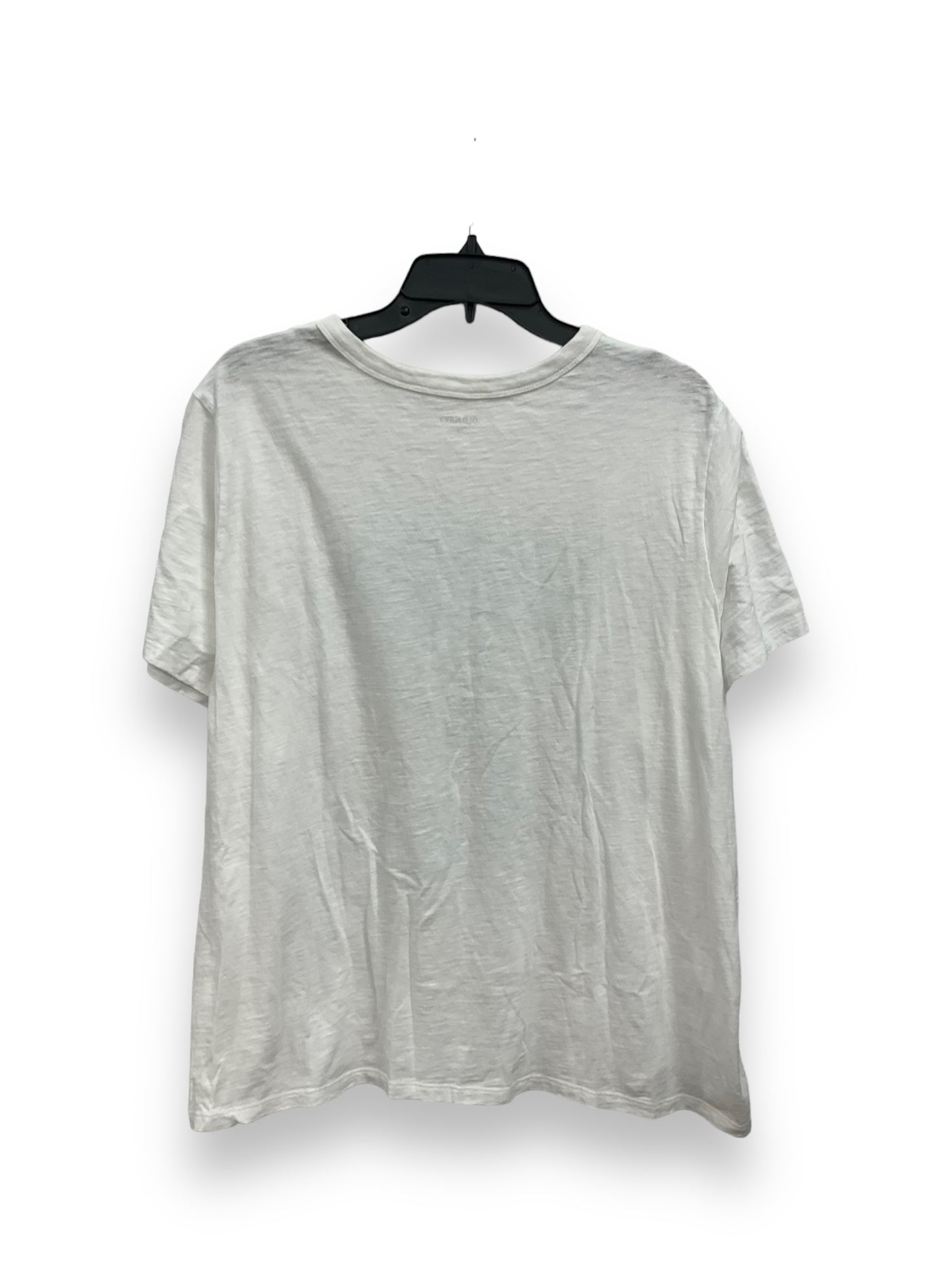 White Top Short Sleeve Basic Old Navy, Size 3x