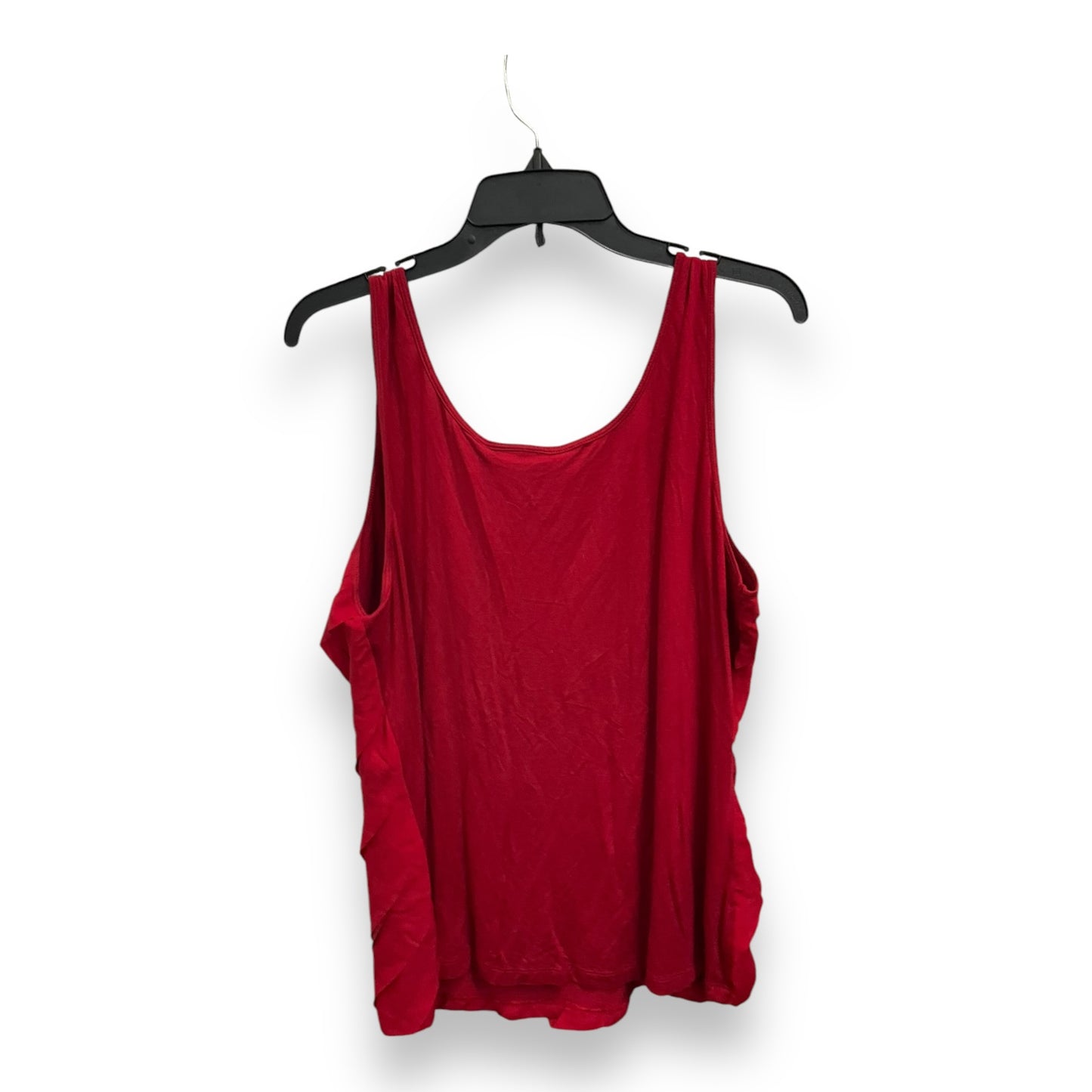 Top Sleeveless By Apt 9 In Red, Size: Xl