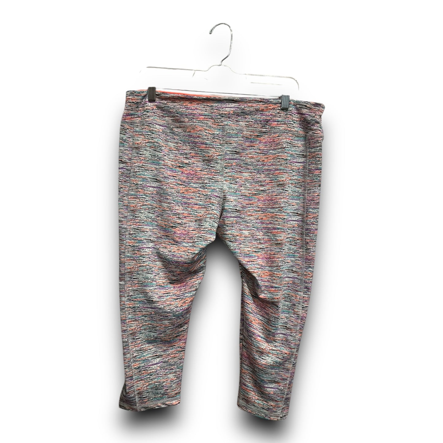 Athletic Capris By Love Nation In Multi-colored, Size: 1x