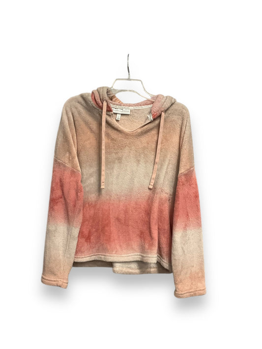 Sweatshirt Hoodie By Barefoot Dreams In Tie Dye Print, Size: M