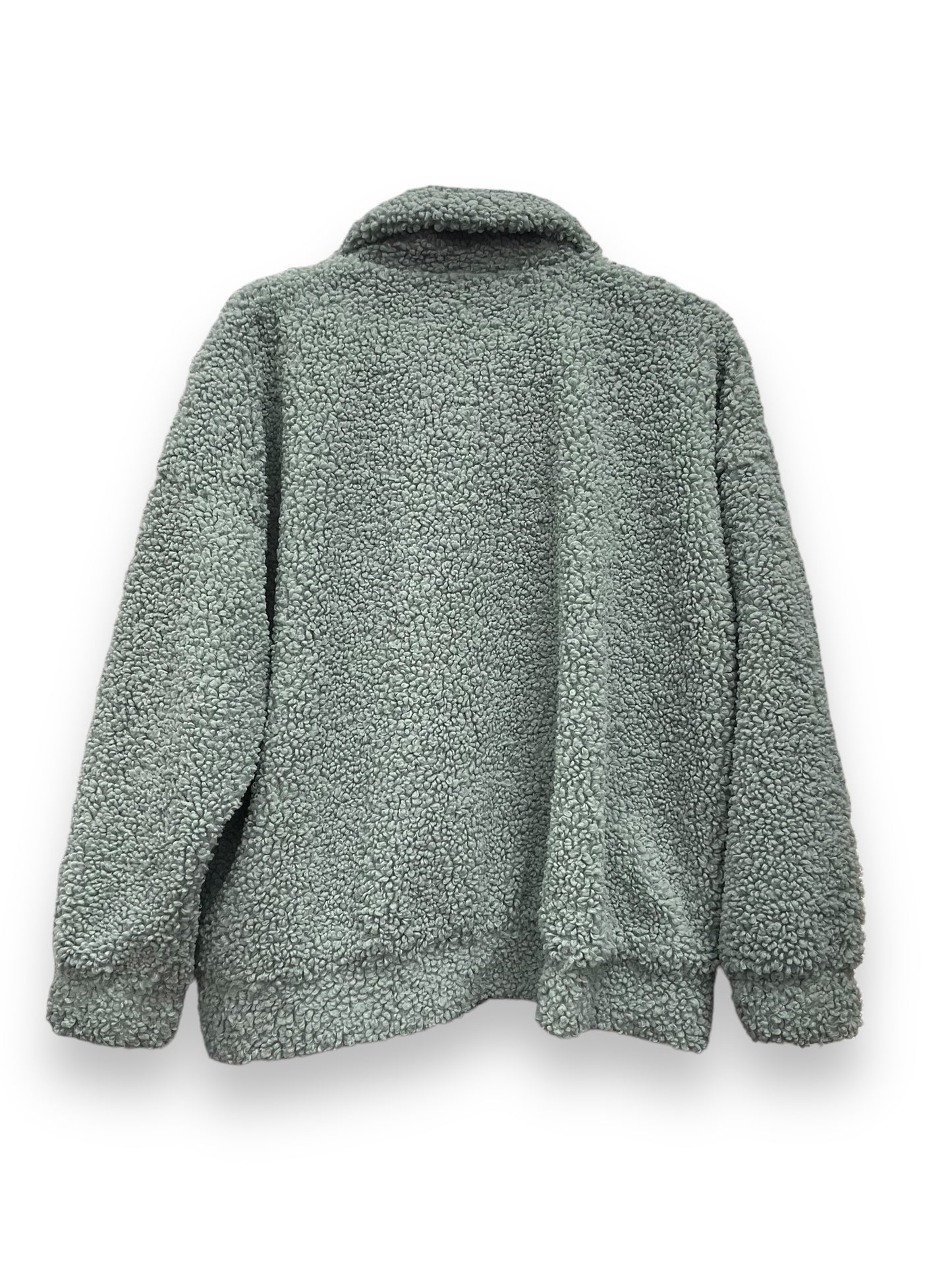 Jacket Faux Fur & Sherpa By Wild Fable In Green, Size: Xs