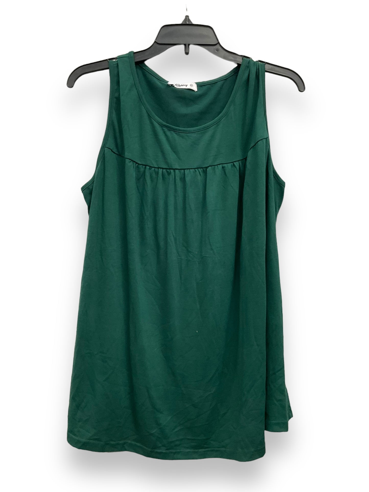 Top Sleeveless Basic By Clothes Mentor In Green, Size: 2x