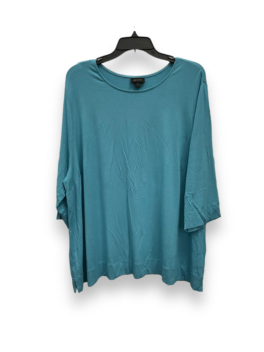 Blue Top 3/4 Sleeve J. Jill, Size 3x