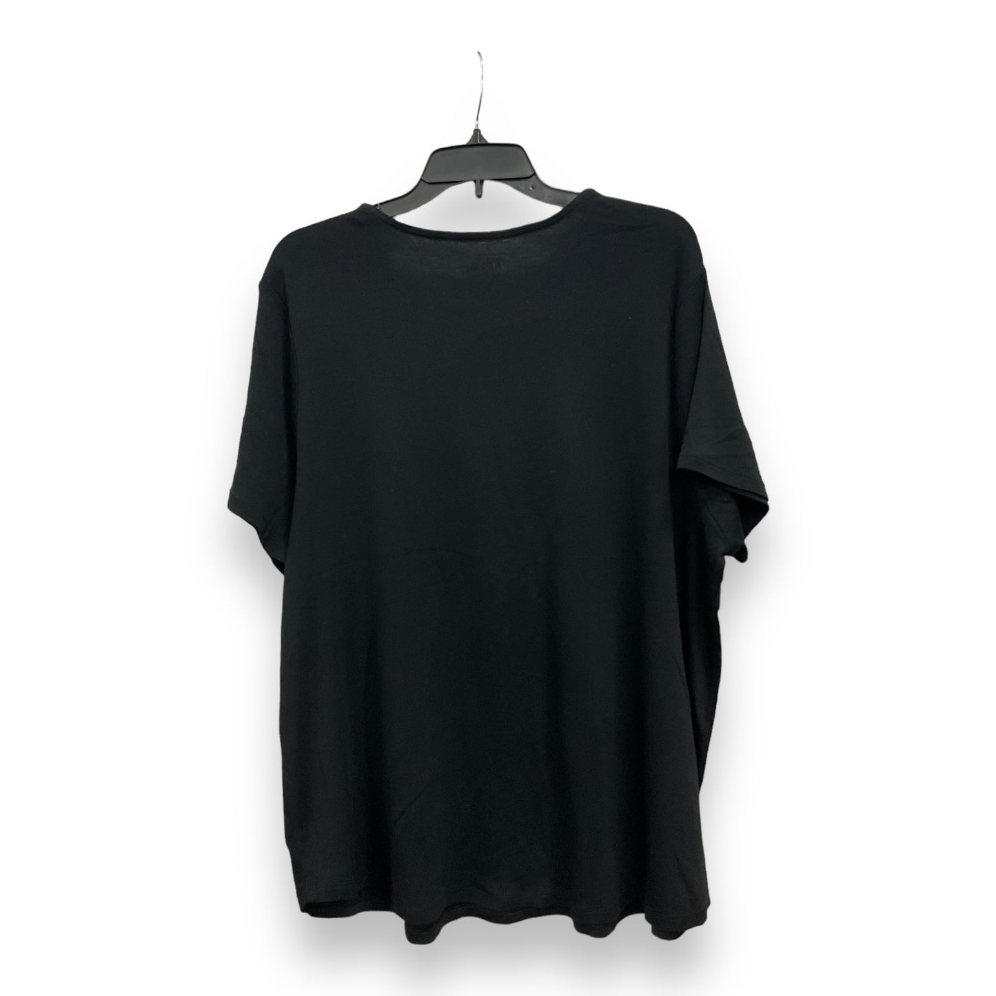 Black Top Short Sleeve J. Jill, Size 3x