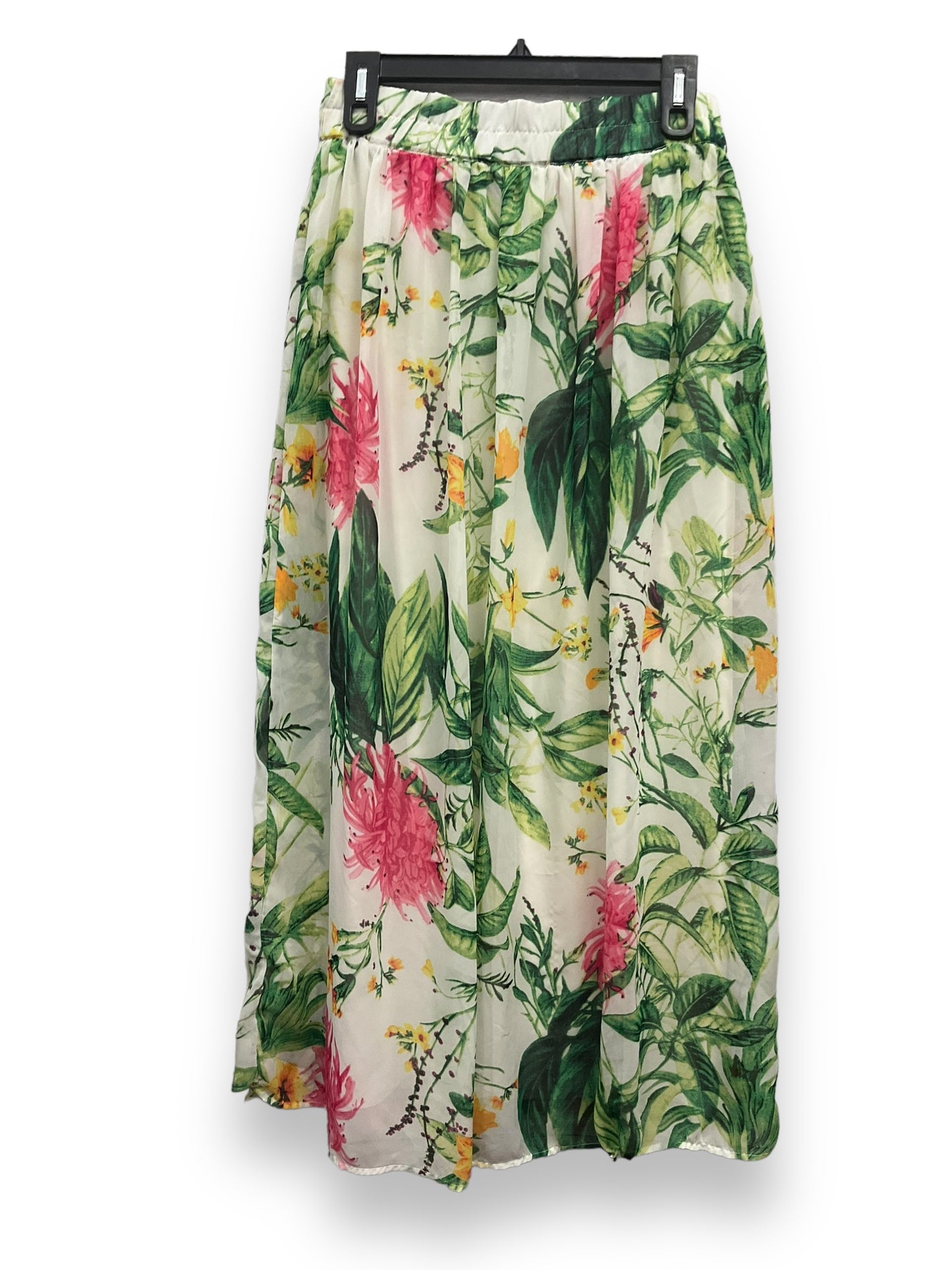 Floral Print Skirt Midi Sunny Leigh, Size S