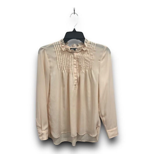 Blouse Long Sleeve By J. Crew In Peach, Size: Xs