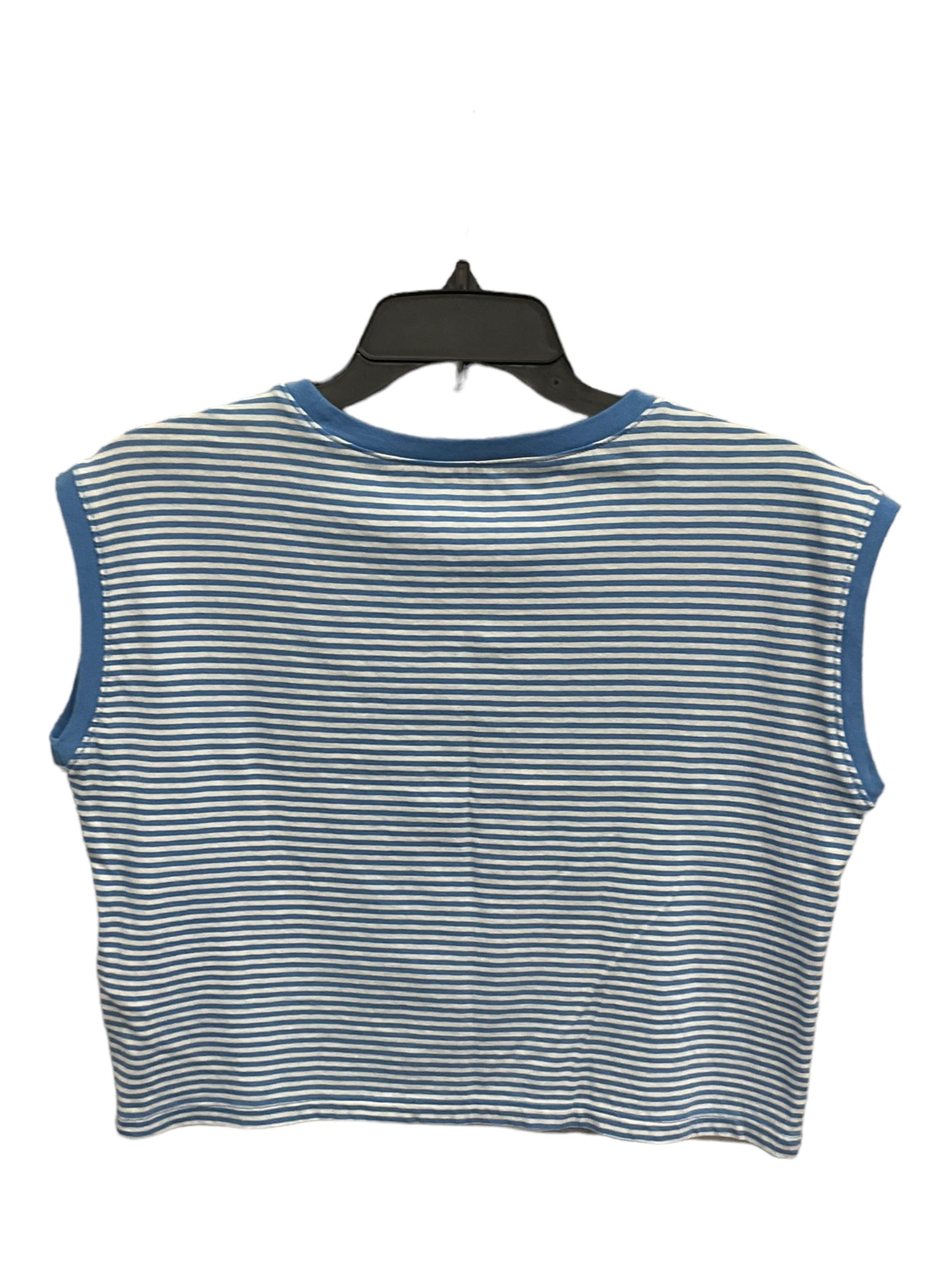 Top Sleeveless By Madewell In Striped Pattern, Size: Xxs