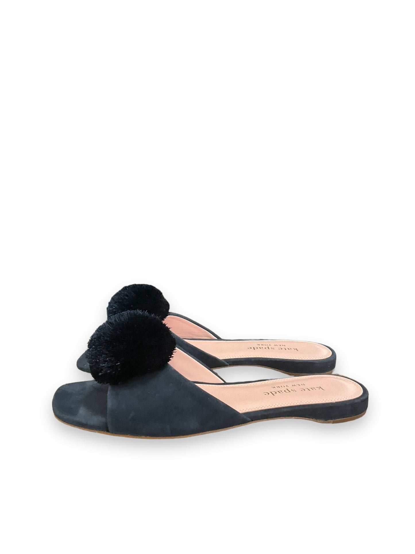 Sandals Designer By Kate Spade In Navy, Size: 7.5