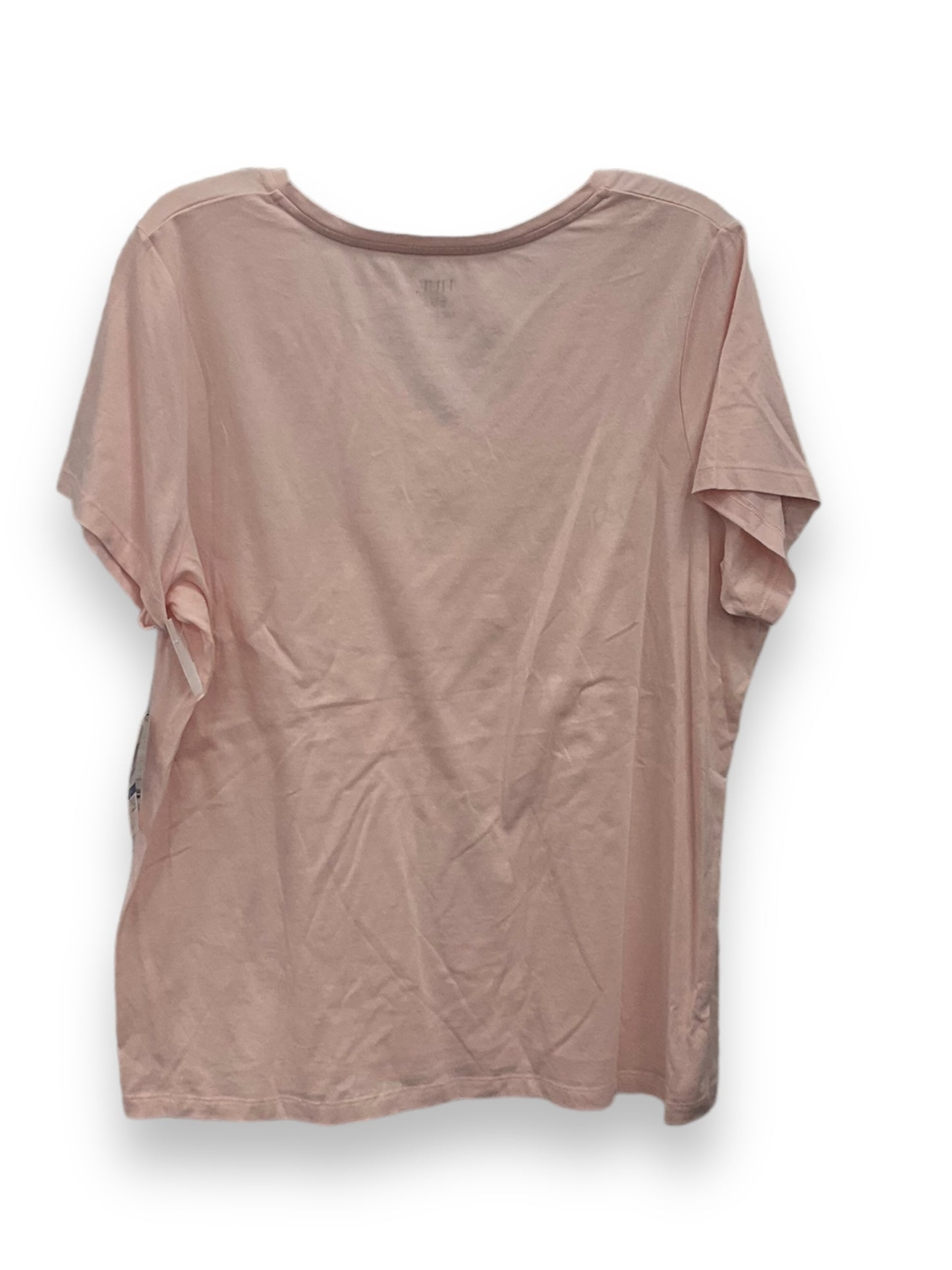 Top Short Sleeve Basic By Hue In Pink, Size: Xl