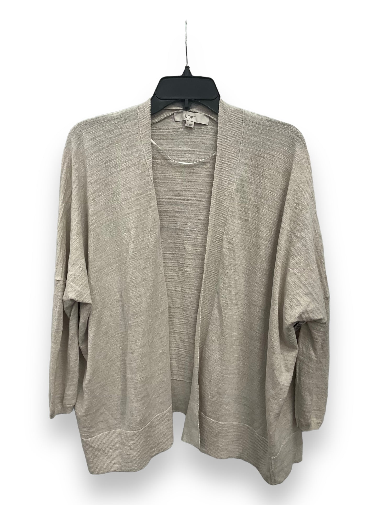 Cardigan By Loft In Cream, Size: S