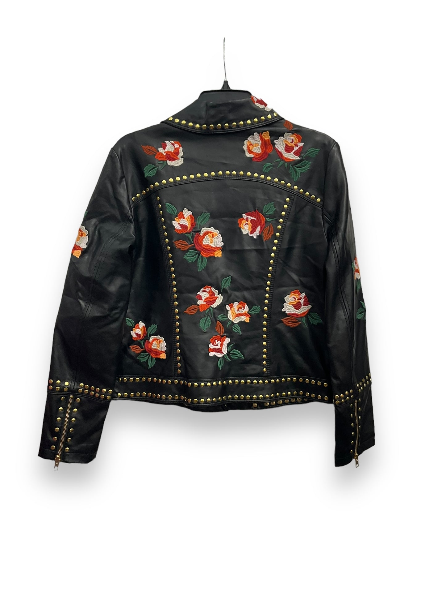 Jacket Moto By Inc In Floral Print, Size: S