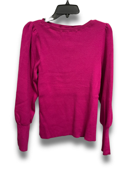 Sweater By Ann Taylor In Purple, Size: Xl