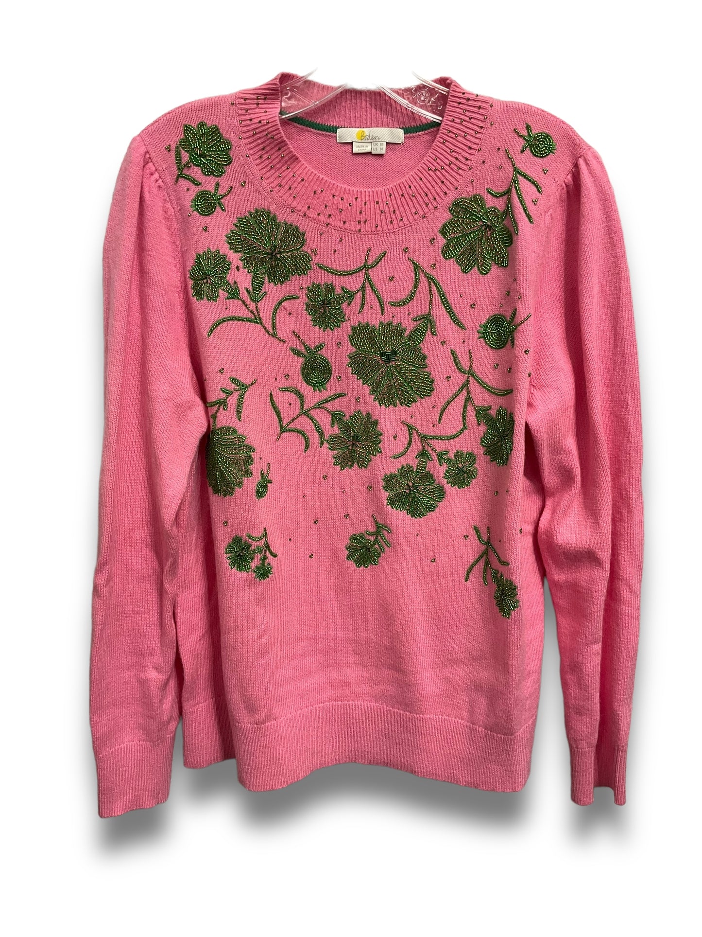 Sweater By Boden In Pink, Size: L