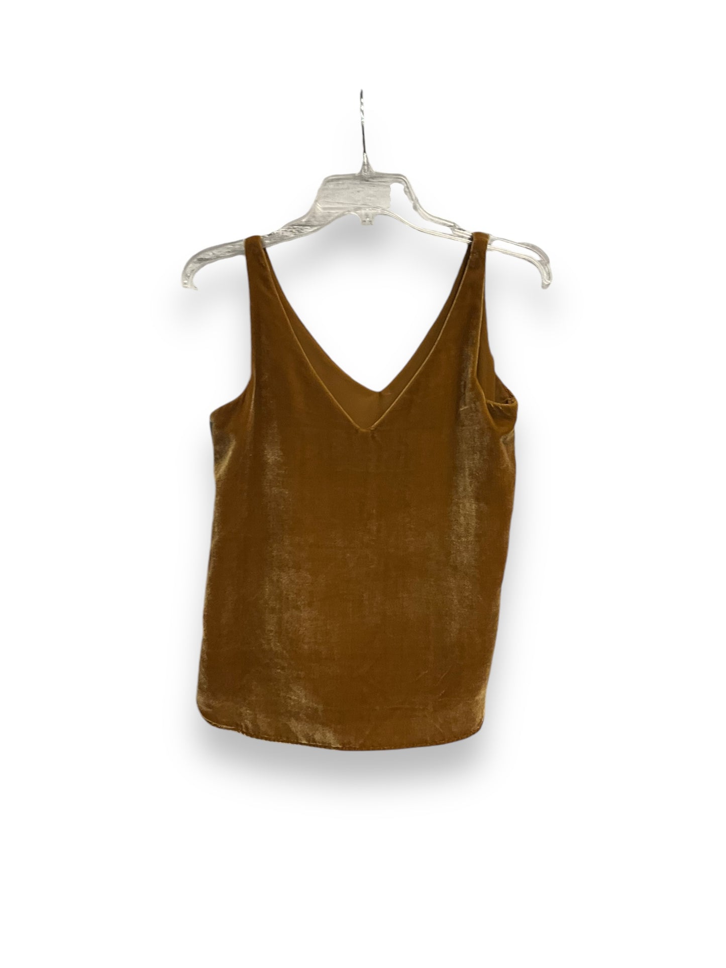 Top Sleeveless By Loft In Yellow, Size: Xxs