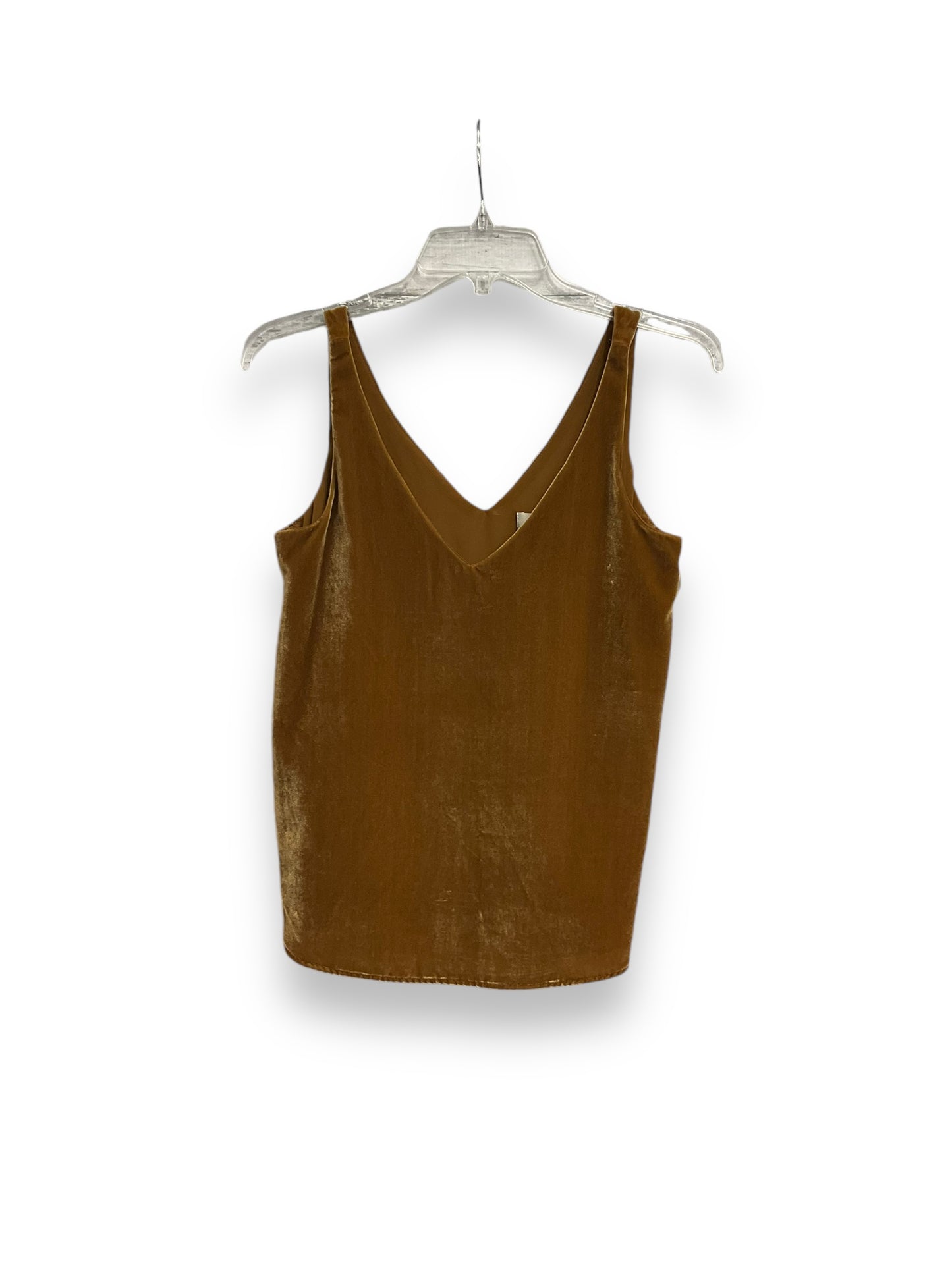 Top Sleeveless By Loft In Yellow, Size: Xxs