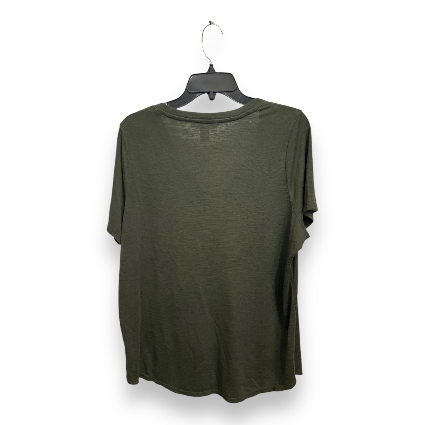 Top Short Sleeve By Athleta In Green, Size: Xl