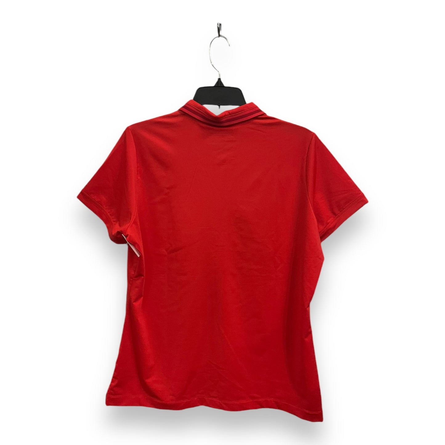 Athletic Top Short Sleeve By Nike Apparel In Red, Size: Xl