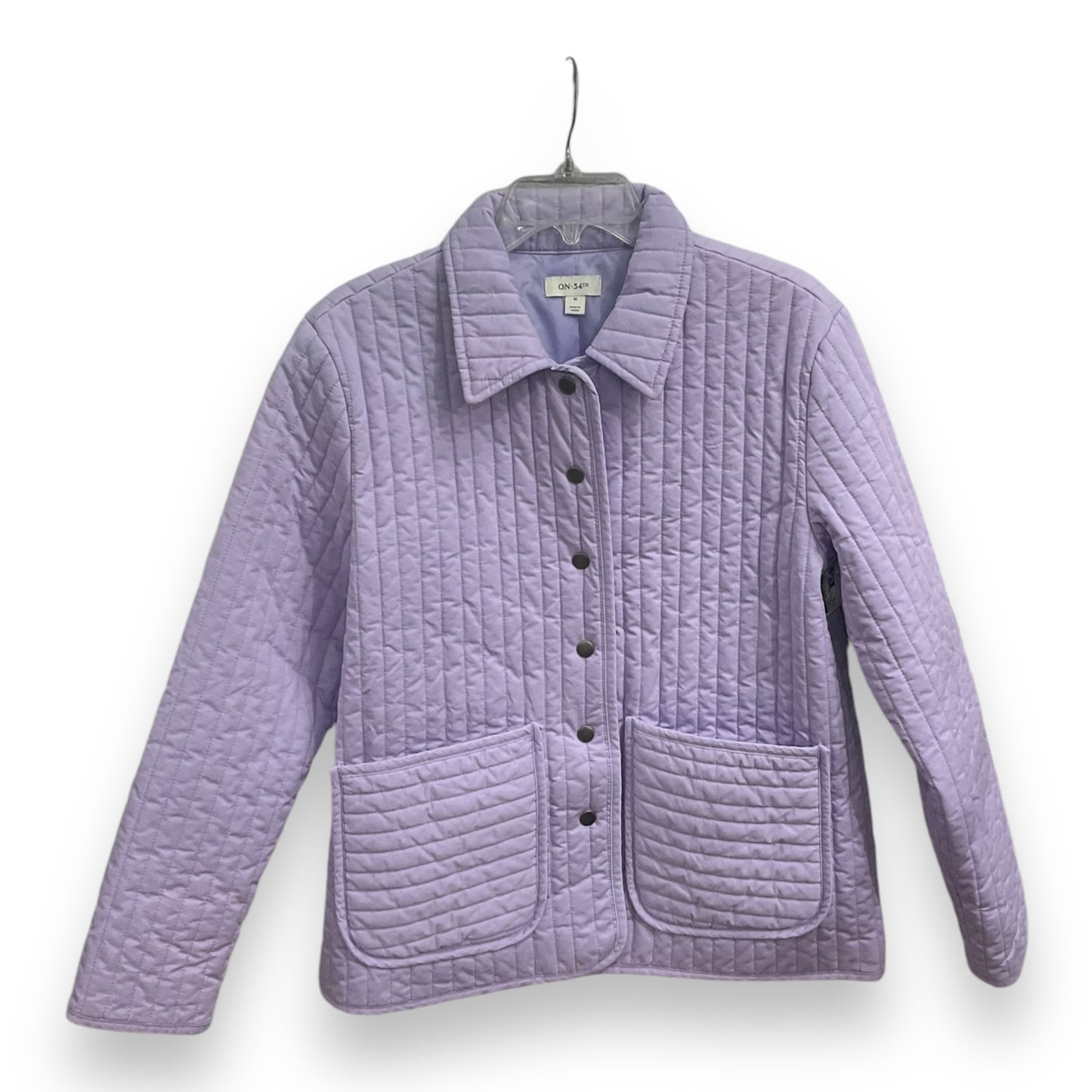 Jacket Puffer & Quilted By Clothes Mentor In Purple, Size: M