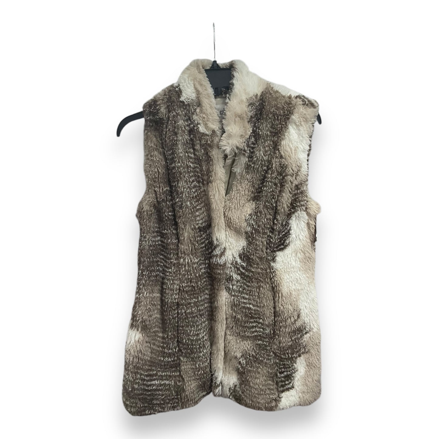 Vest Faux Fur & Sherpa By Cabi In Multi-colored, Size: Xs