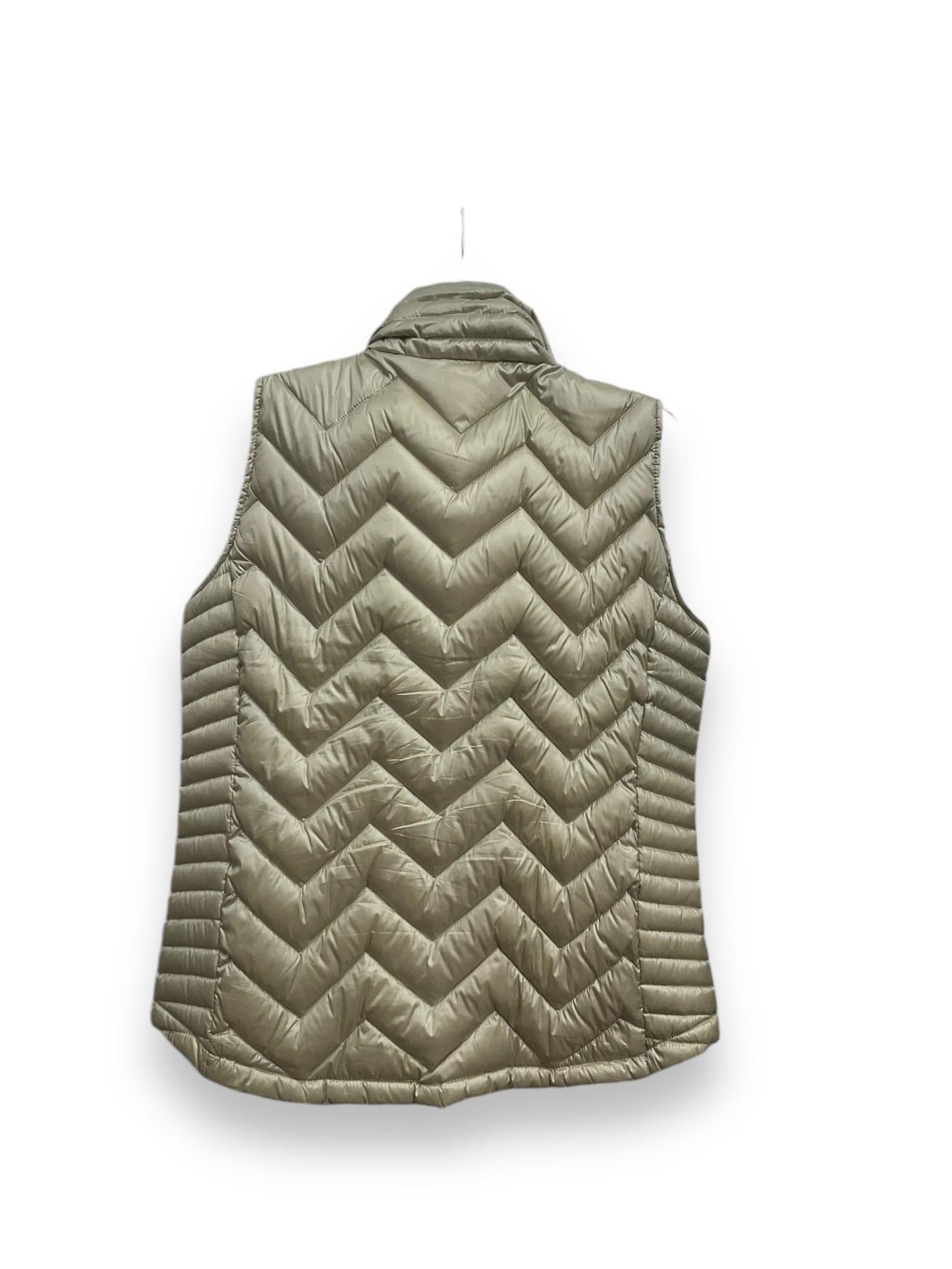 Vest Puffer & Quilted By Calvin Klein In Gold, Size: L