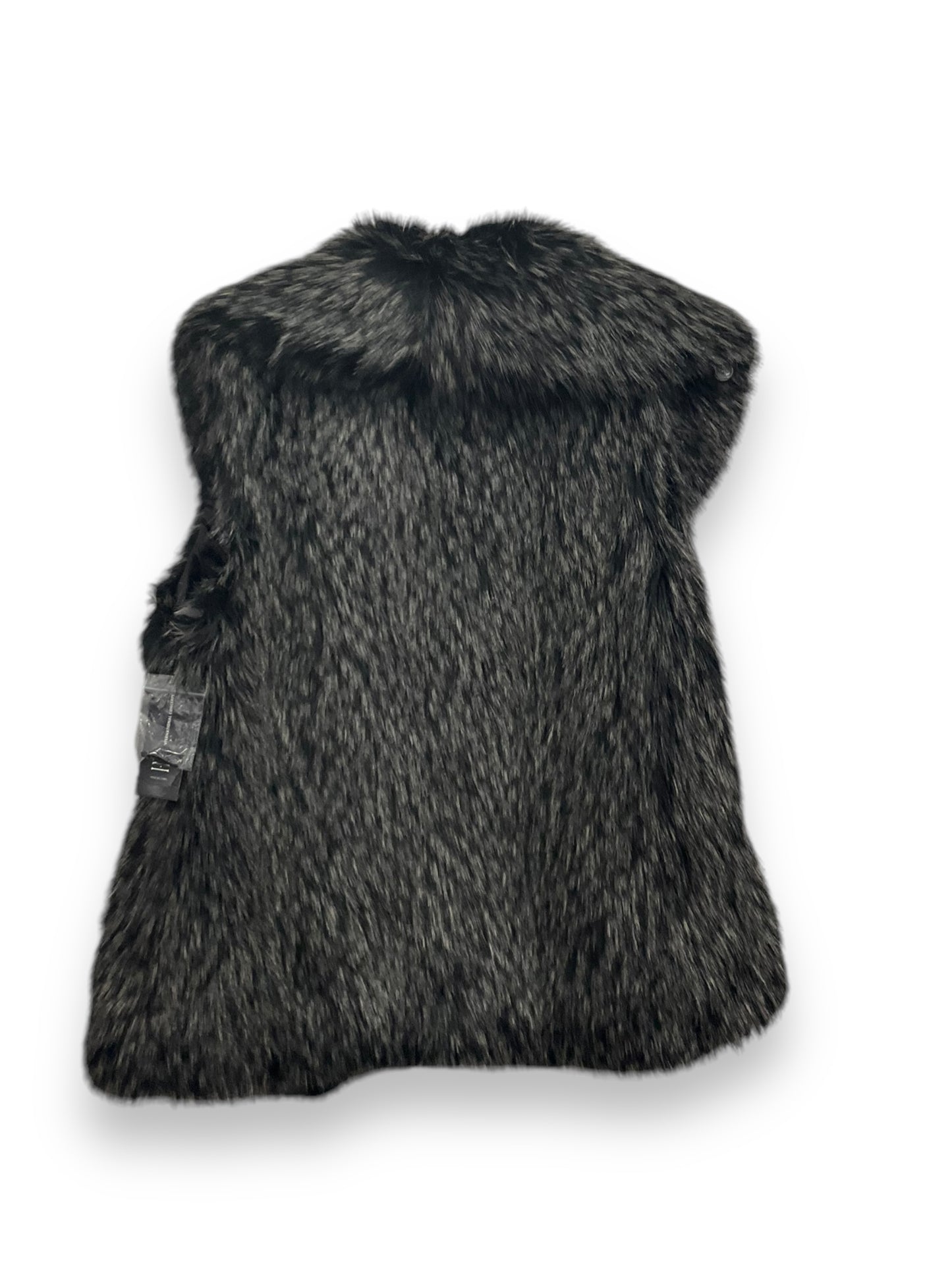 Vest Faux Fur & Sherpa By Inc In Grey, Size: M