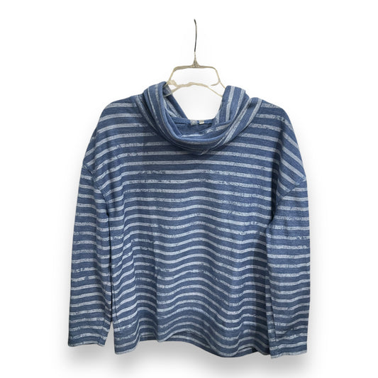 Top Long Sleeve By Silverwear In Blue, Size: L