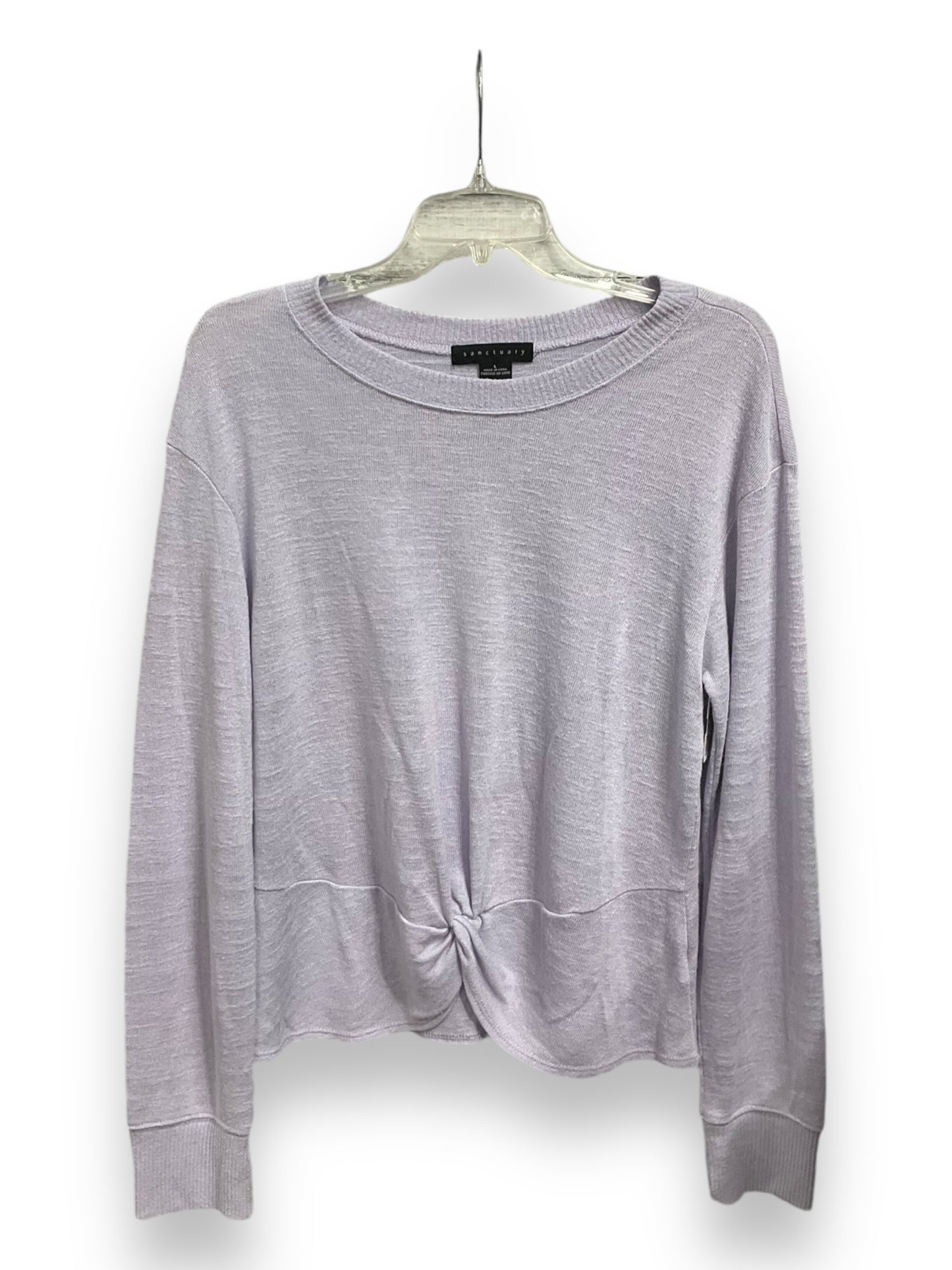 Top Long Sleeve By Sanctuary In Purple, Size: L