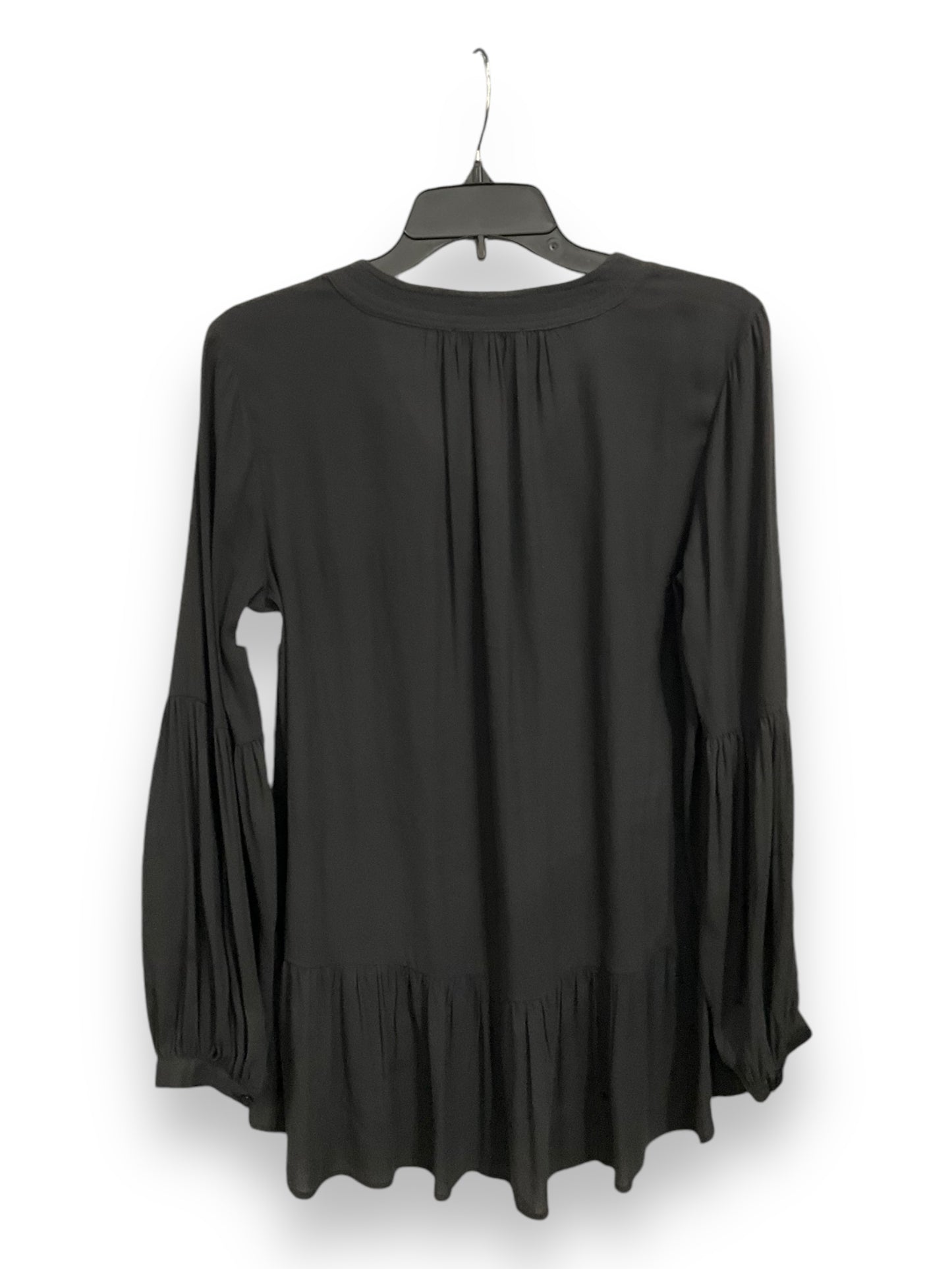 Blouse Long Sleeve By Ro & De In Black, Size: S