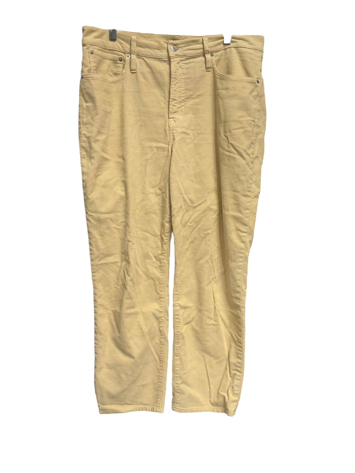 Pants Corduroy By J. Crew In Cream, Size: 16