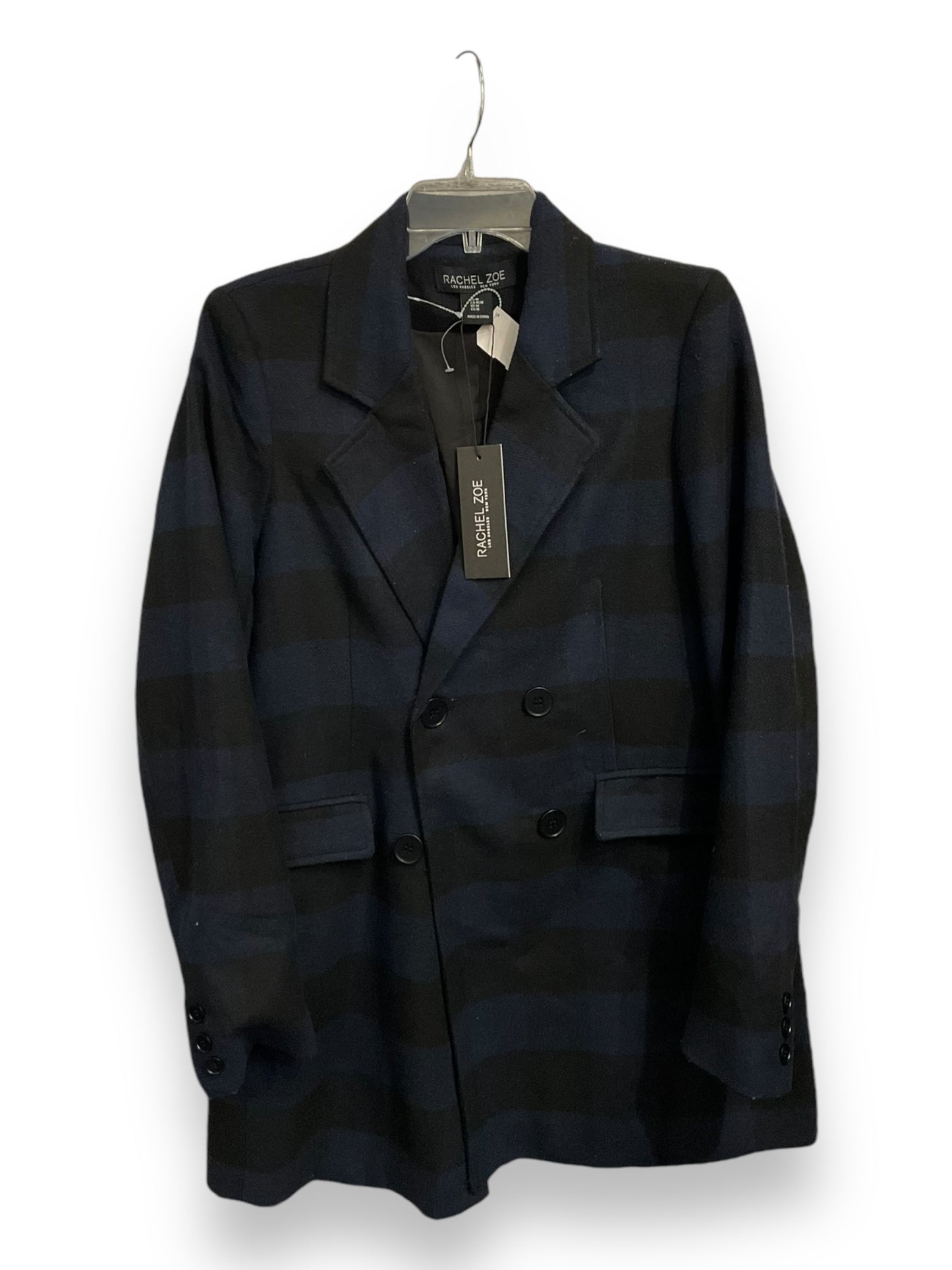 Blazer By Rachel Zoe In Black & Blue, Size: M