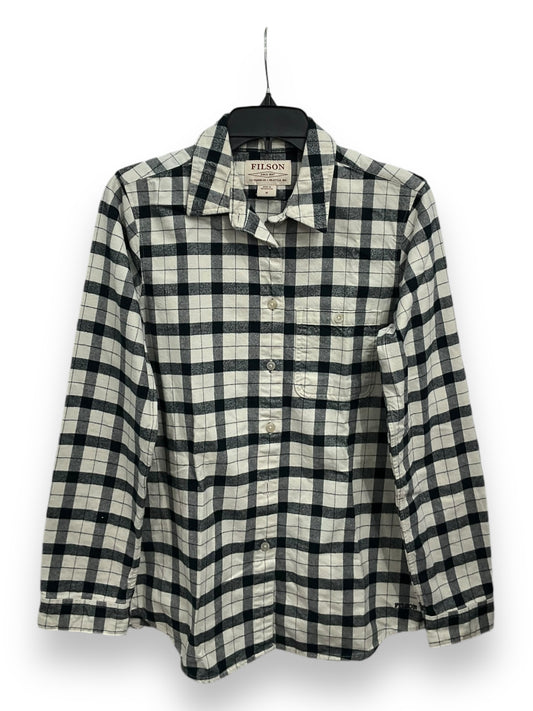 Jacket Shirt By Filson In Plaid Pattern, Size: M