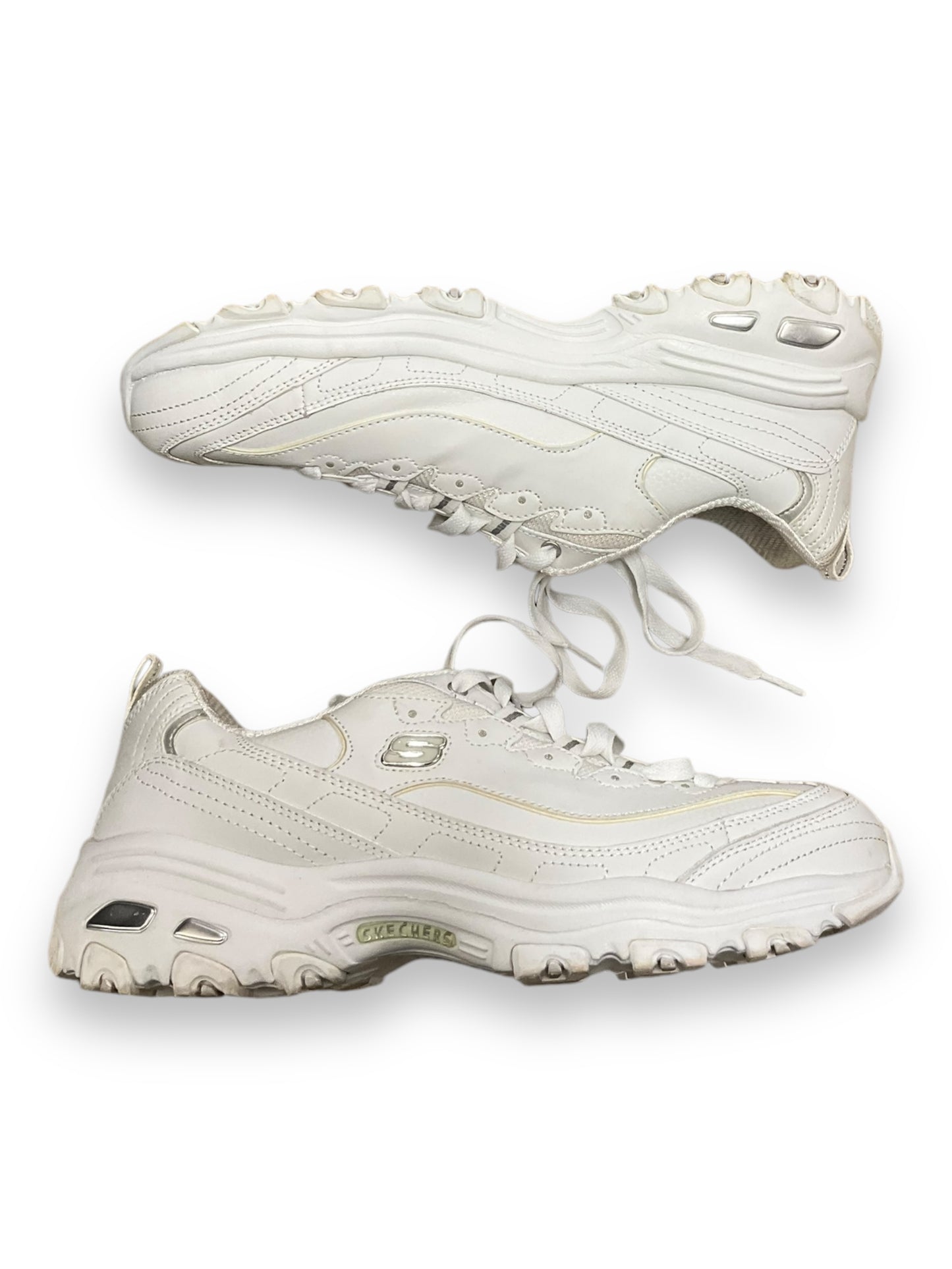 Shoes Athletic By Skechers In White, Size: 11