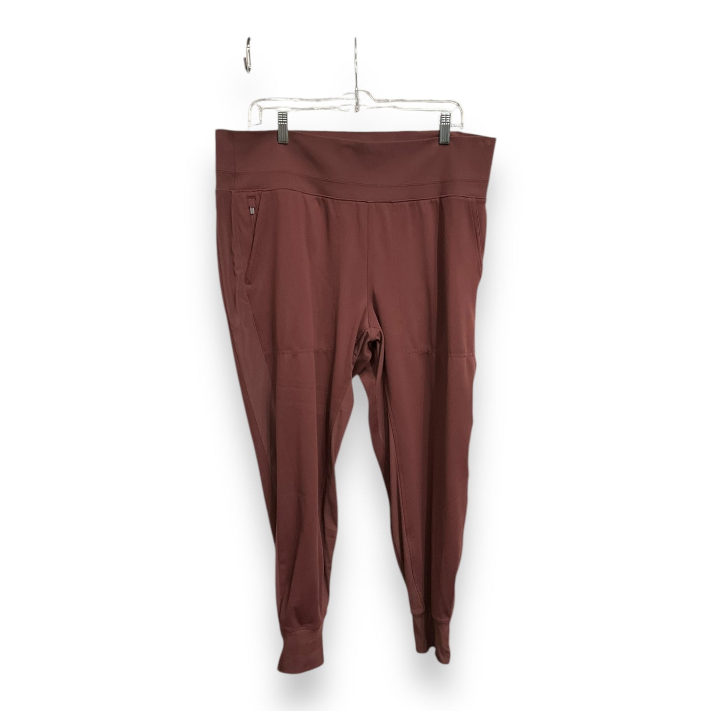 Athletic Pants By Athleta In Maroon, Size: 1x