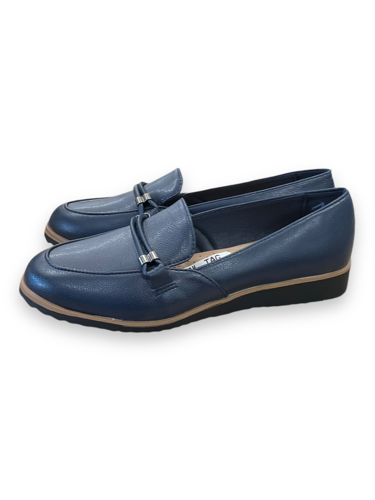 Shoes Flats By Pierre Dumas In Navy, Size: 6