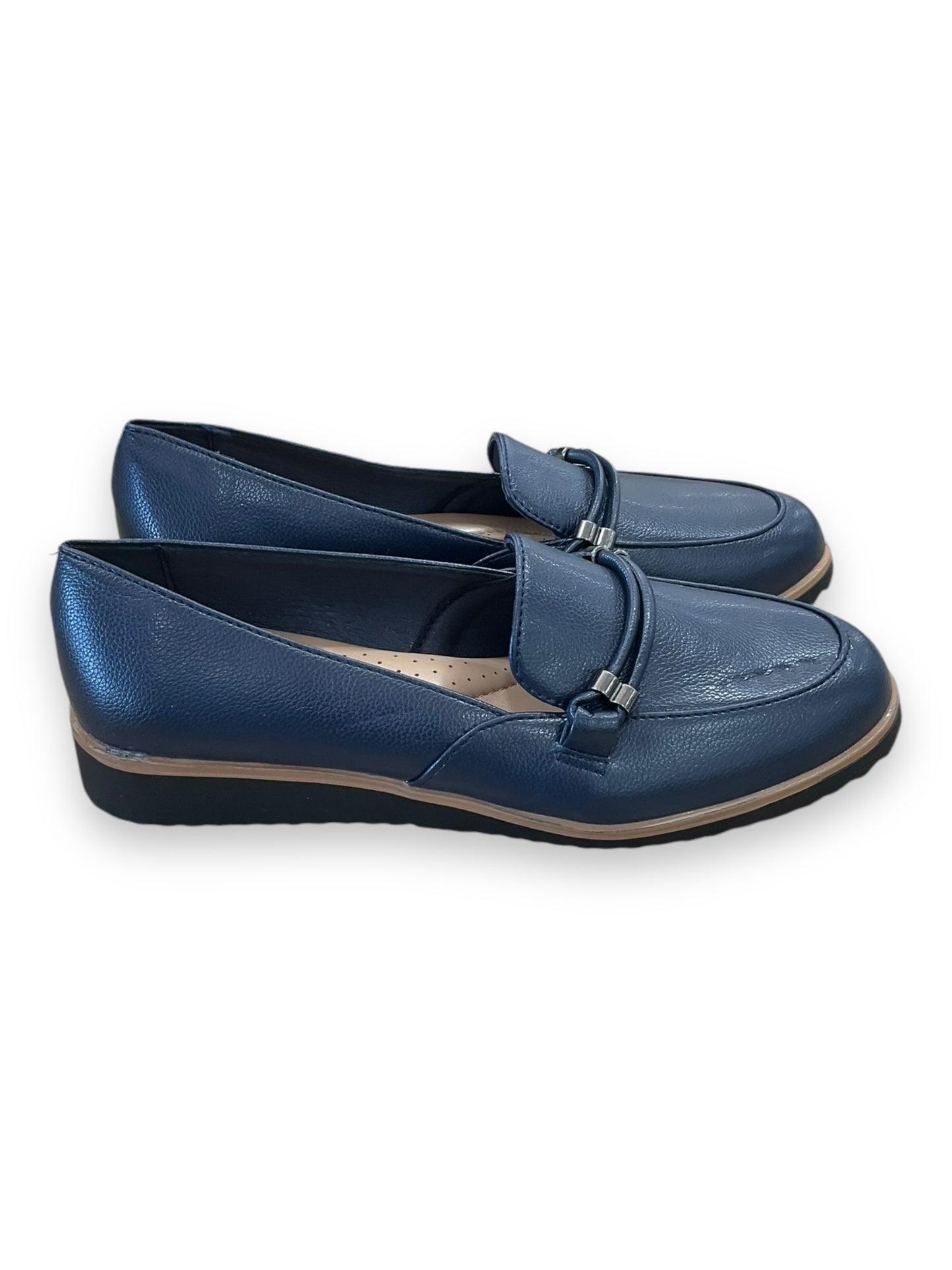 Shoes Flats By Pierre Dumas In Navy, Size: 6