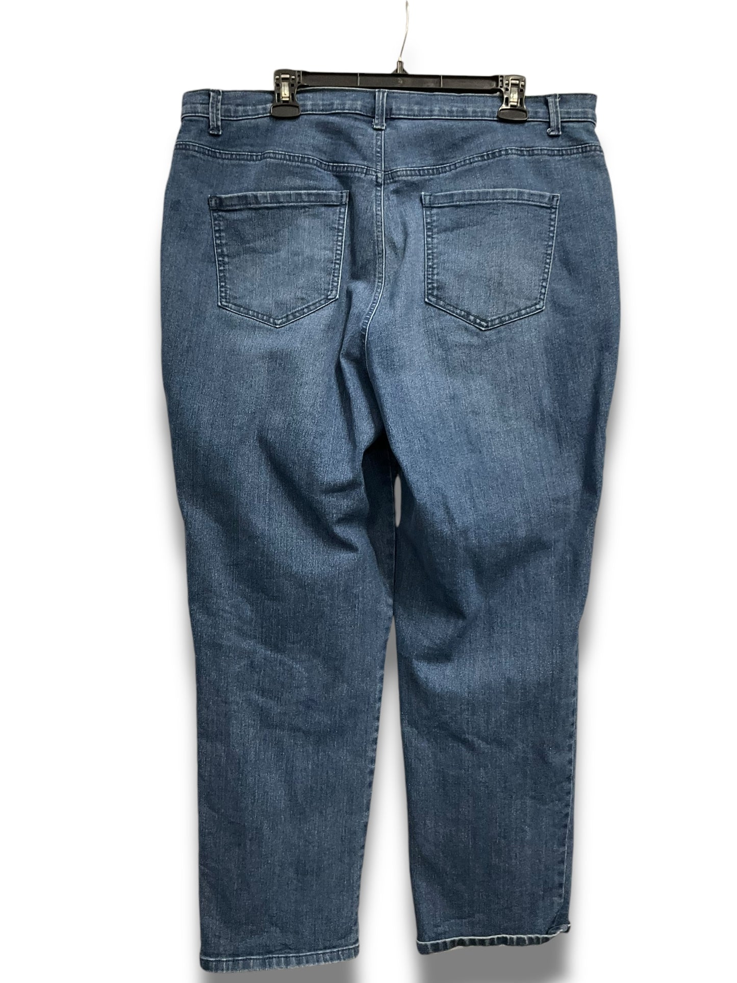 Jeans Straight By Gloria Vanderbilt In Blue, Size: 16