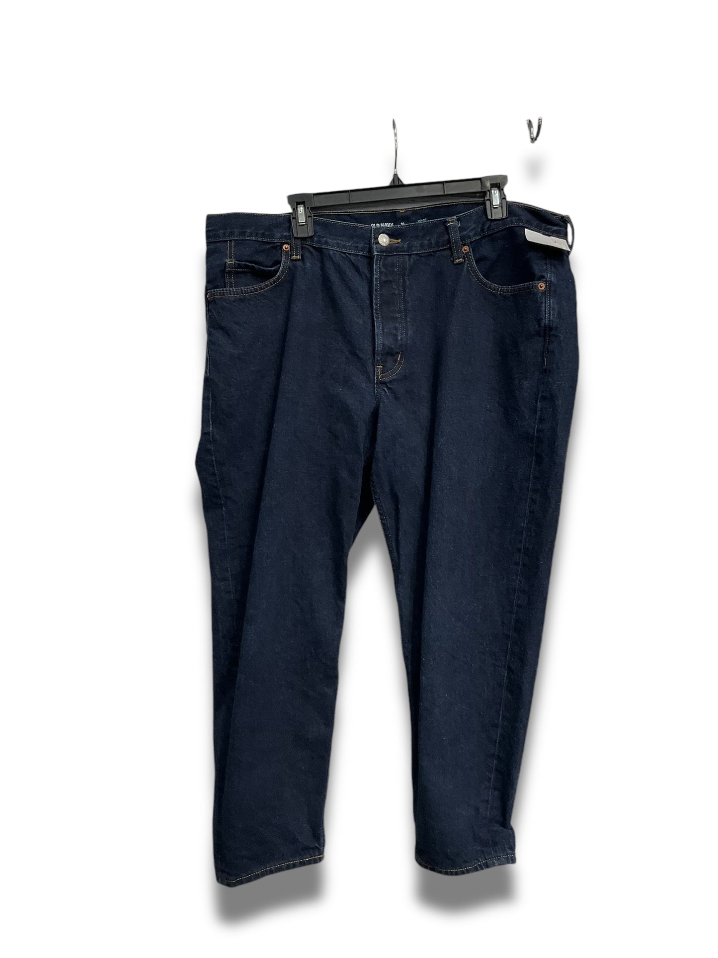 Jeans Straight By Old Navy In Blue, Size: 16